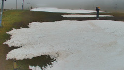 Sjezdovka skiareálu Hlubočky