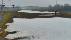 Sjezdovka skiareálu Hlubočky