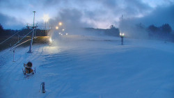 Sjezdovka skiareálu Hlubočky