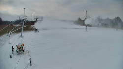 Sjezdovka skiareálu Hlubočky