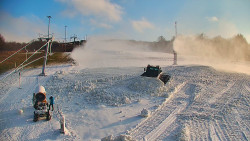 Sjezdovka skiareálu Hlubočky