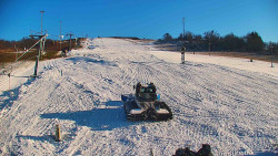 Sjezdovka skiareálu Hlubočky