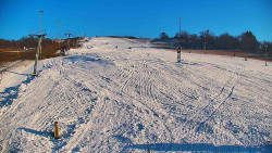 Sjezdovka skiareálu Hlubočky