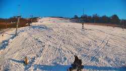 Sjezdovka skiareálu Hlubočky