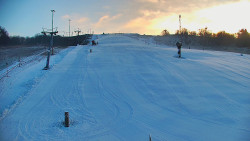 Sjezdovka skiareálu Hlubočky