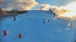 Sjezdovka skiareálu Hlubočky