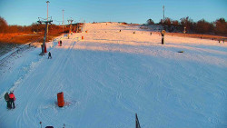 Sjezdovka skiareálu Hlubočky