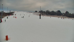 Sjezdovka skiareálu Hlubočky