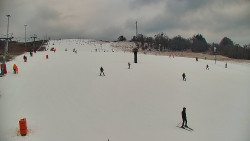 Sjezdovka skiareálu Hlubočky