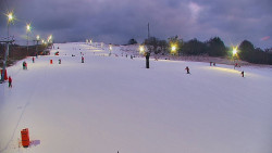 Sjezdovka skiareálu Hlubočky
