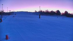 Sjezdovka skiareálu Hlubočky
