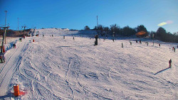 Sjezdovka skiareálu Hlubočky