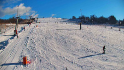 Sjezdovka skiareálu Hlubočky