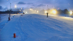 Sjezdovka skiareálu Hlubočky