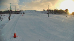 Sjezdovka skiareálu Hlubočky