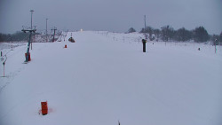 Sjezdovka skiareálu Hlubočky