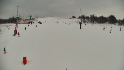 Sjezdovka skiareálu Hlubočky