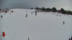 Sjezdovka skiareálu Hlubočky