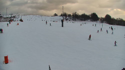 Sjezdovka skiareálu Hlubočky