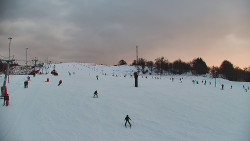Sjezdovka skiareálu Hlubočky