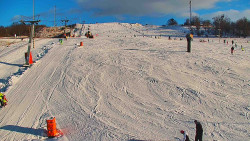 Sjezdovka skiareálu Hlubočky