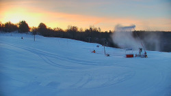 Sjezdovka skiareálu Hlubočky