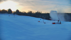 Sjezdovka skiareálu Hlubočky