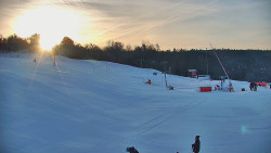 Sjezdovka skiareálu Hlubočky