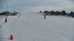 Sjezdovka skiareálu Hlubočky