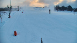 Sjezdovka skiareálu Hlubočky