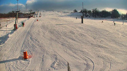 Sjezdovka skiareálu Hlubočky