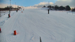 Sjezdovka skiareálu Hlubočky