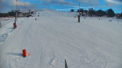 Sjezdovka skiareálu Hlubočky