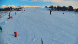 Sjezdovka skiareálu Hlubočky