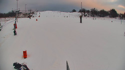 Sjezdovka skiareálu Hlubočky
