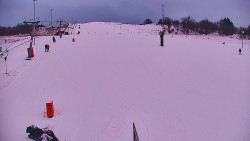 Sjezdovka skiareálu Hlubočky