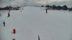 Sjezdovka skiareálu Hlubočky