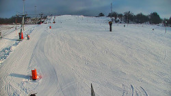 Sjezdovka skiareálu Hlubočky