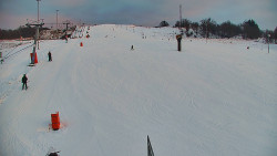 Sjezdovka skiareálu Hlubočky