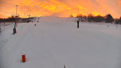Sjezdovka skiareálu Hlubočky