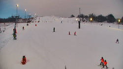 Sjezdovka skiareálu Hlubočky