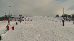 Sjezdovka skiareálu Hlubočky