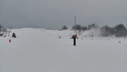 Sjezdovka skiareálu Hlubočky