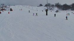 Sjezdovka skiareálu Hlubočky