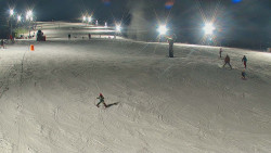 Sjezdovka skiareálu Hlubočky