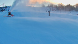 Sjezdovka skiareálu Hlubočky