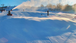 Sjezdovka skiareálu Hlubočky