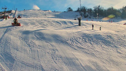 Sjezdovka skiareálu Hlubočky