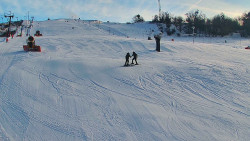 Sjezdovka skiareálu Hlubočky