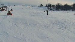 Sjezdovka skiareálu Hlubočky